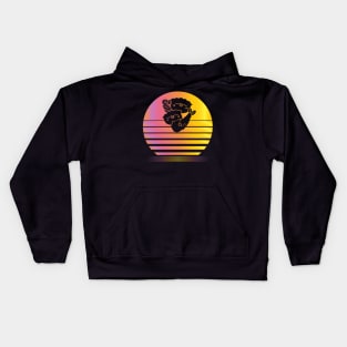 Sushi Go Synthwave - Board Game Inspired Graphic - Tabletop Gaming  - BGG Kids Hoodie